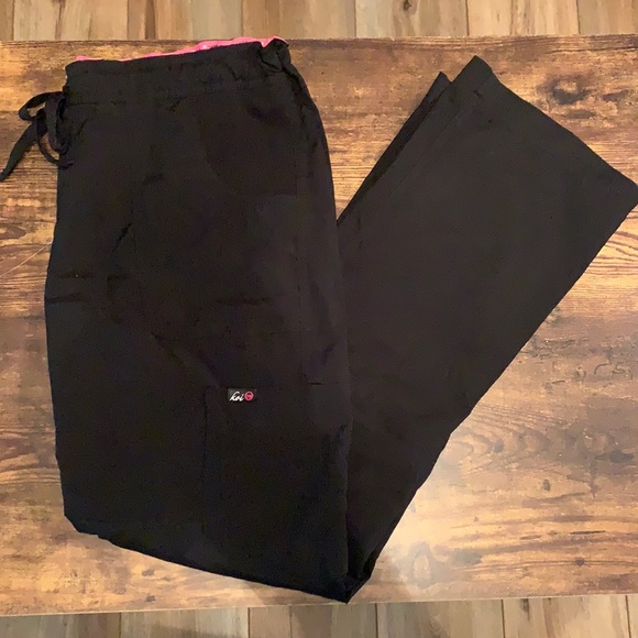 Koi Scrub Pants in Black